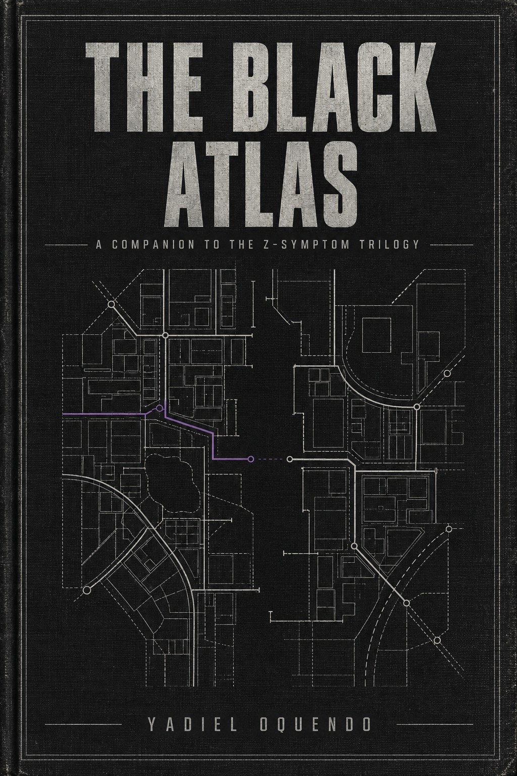 The Black Atlas: Field Edition, a cloth-bound survey notebook cover.